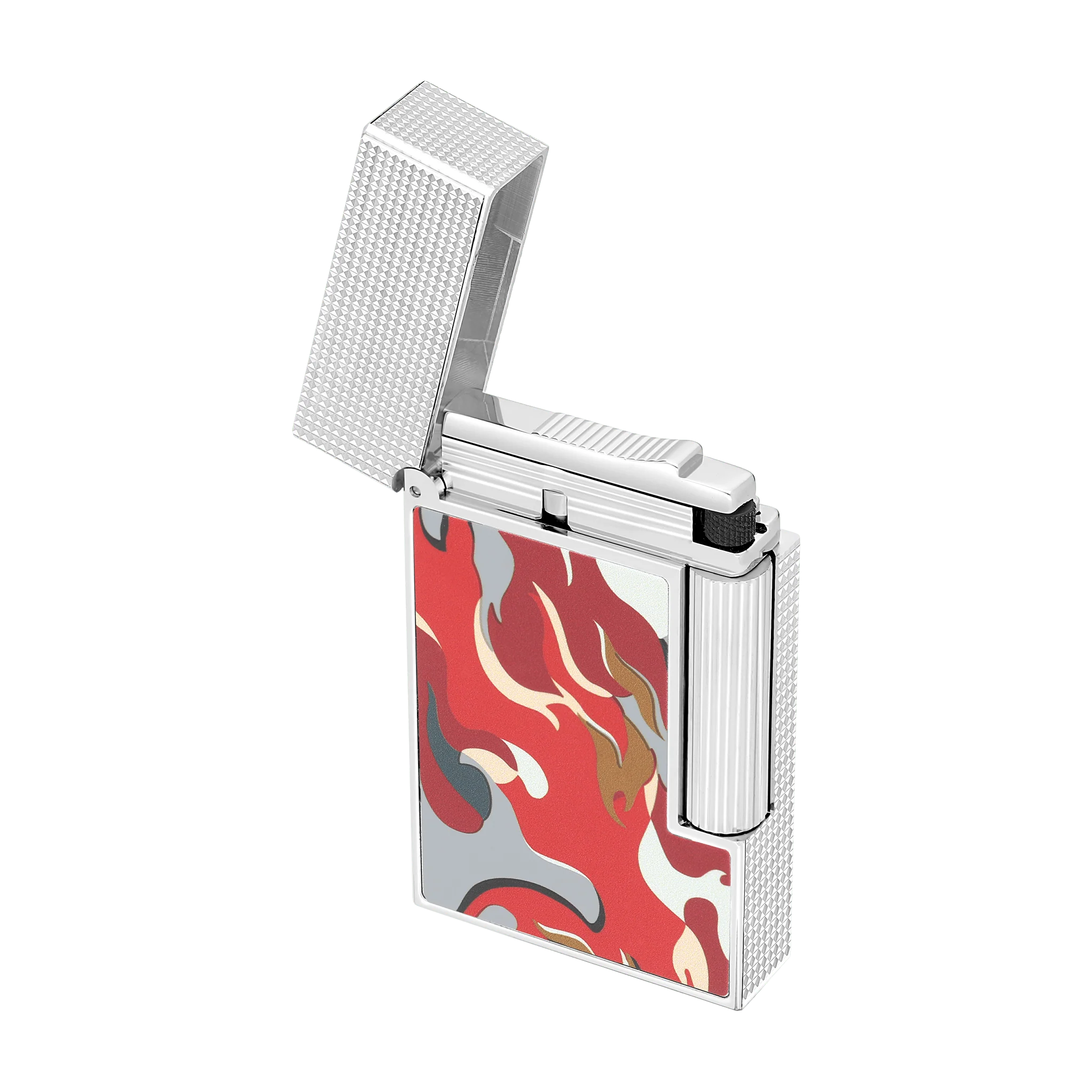 Briquet Guilloché sous laque - Image 4