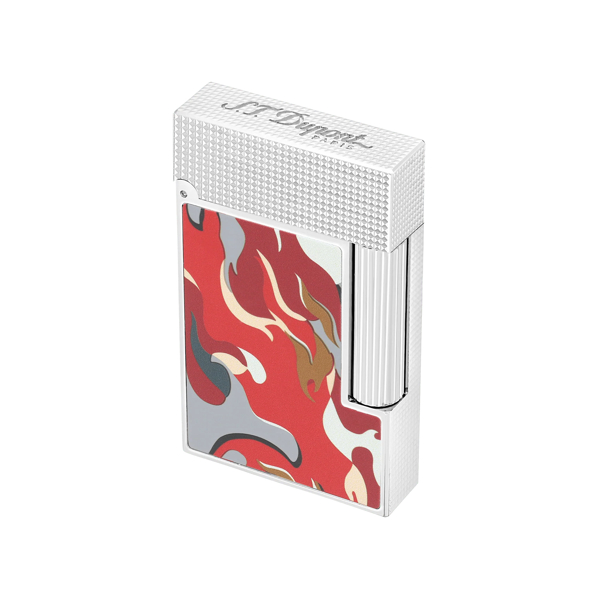 Briquet Guilloché sous laque - Image 5